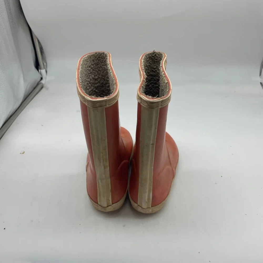 Hunter Kids First Classic Rain Boots Coral‎ Pink Waterproof UK 10 US 11 Toddler